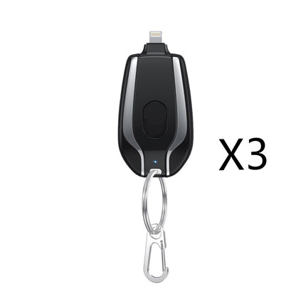 1500mAh Mini Power Emergency Pod Keychain Charger