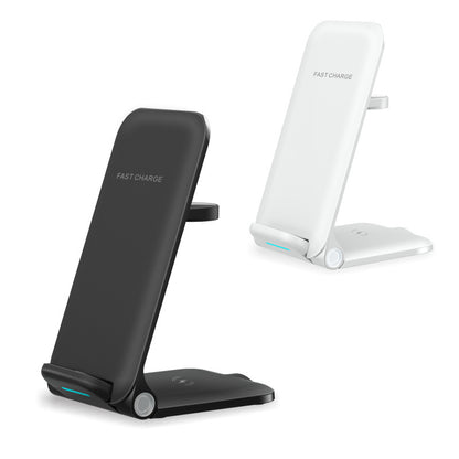 New Folding 3-in-1 Wireless Charger Vertical Phone Holder