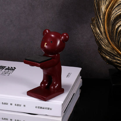 Creative Cat Watch Table Cute Bear Display Stand