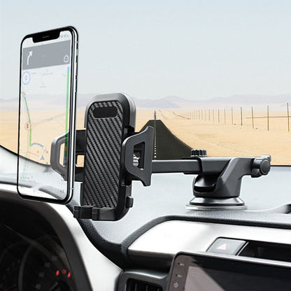 New Carbon Fiber Texture Car Phone Holder