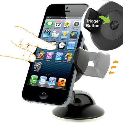 Suction cup car phone holder