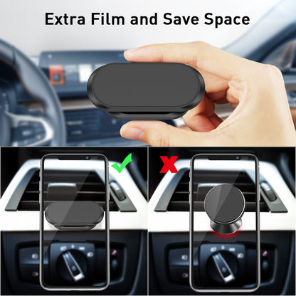 360 degree rotating magnetic car phone holder