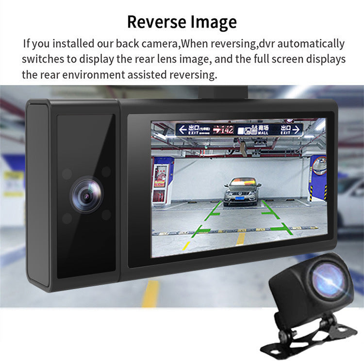 WIFI Driving Recorder Three Lens Mobile Phone APP