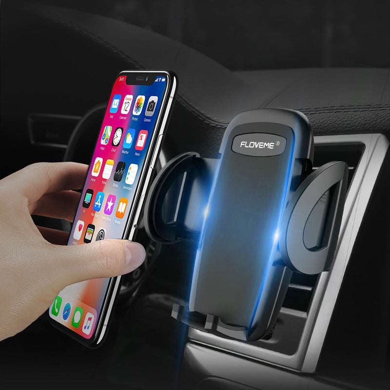 Car phone holder 360° car outlet bracket