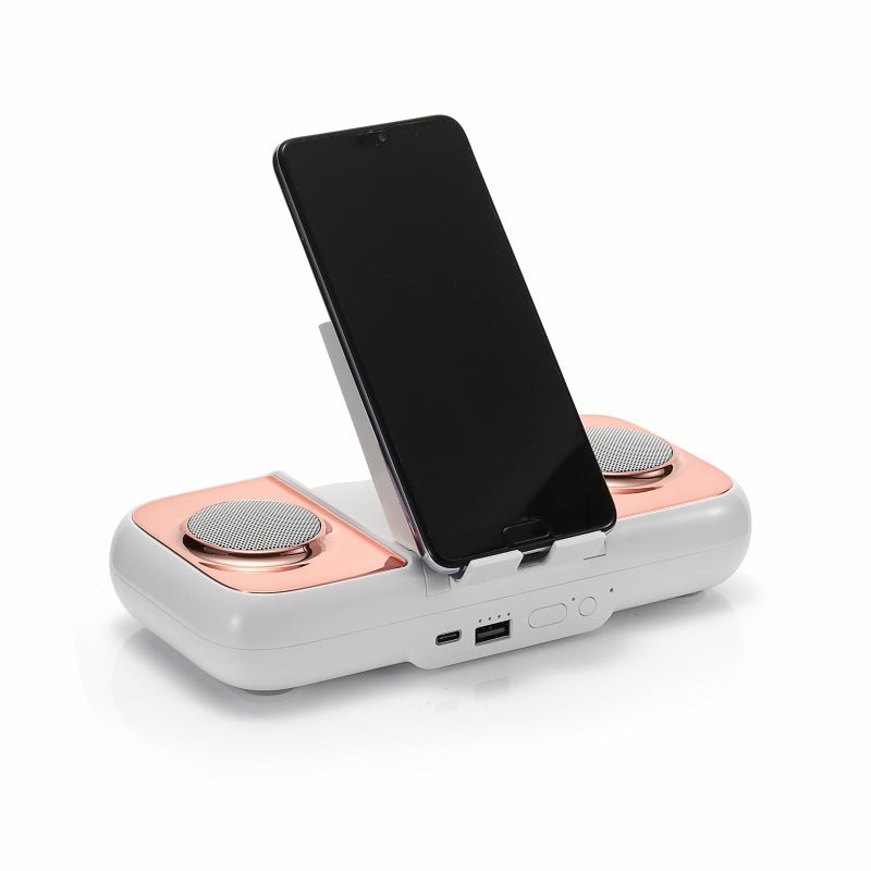 Mobile Phone Holder Wireless Charging Bluetooth Speaker