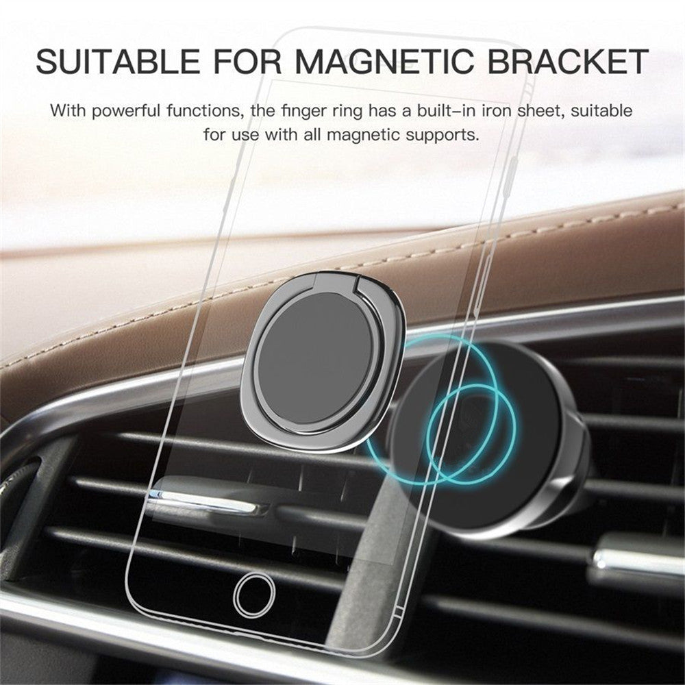 Magnetic Ring Holder 360 Degree Rotating Magnetic Mobile Phone Buckle