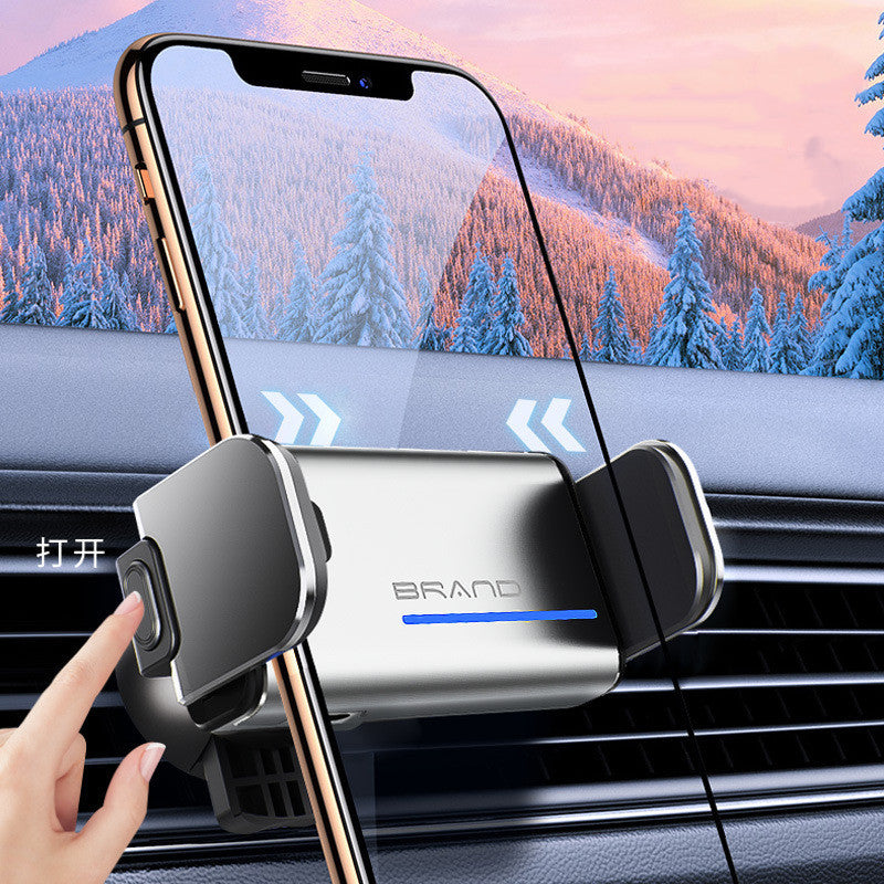 Car Mobile Phone Holder Air Outlet Electric Smart Metal