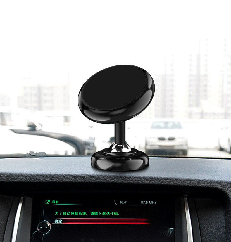 Luminous Metal Car Double Ring Magnetic Phone Holder