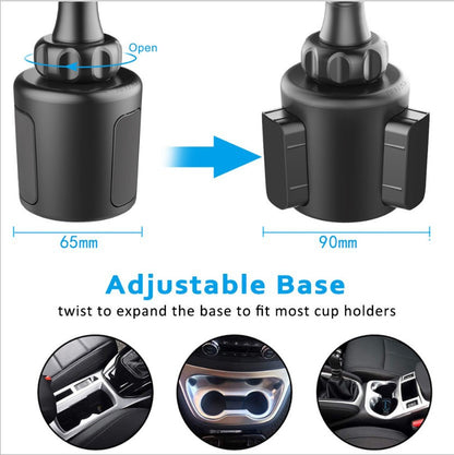 Car mobile phone holder base is multifunctional and flexible