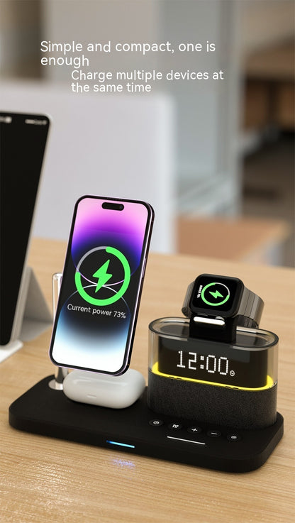 Magnetic Small Night Lamp Wireless Charge Three-in-one