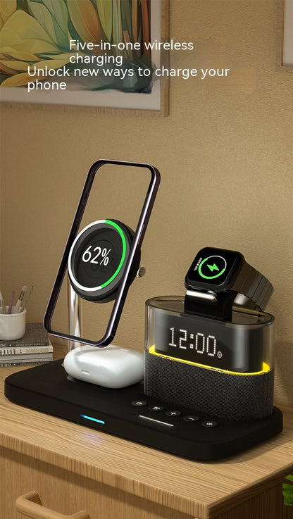 Magnetic Small Night Lamp Wireless Charge Three-in-one