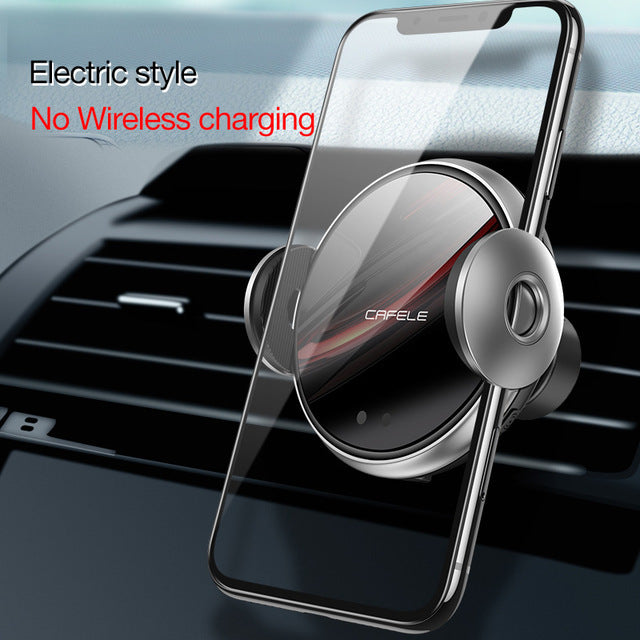 Wireless charger for car phone holder