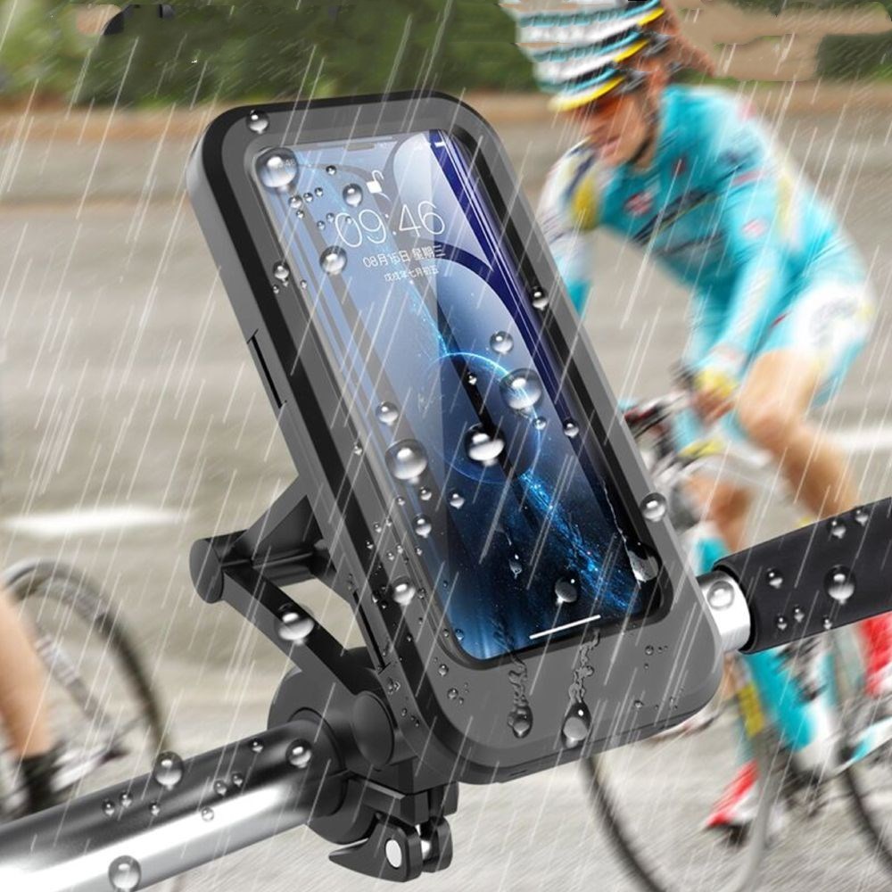 360 Rotatable Waterproof Bicycle Motorcycle Mobile Phone Holder