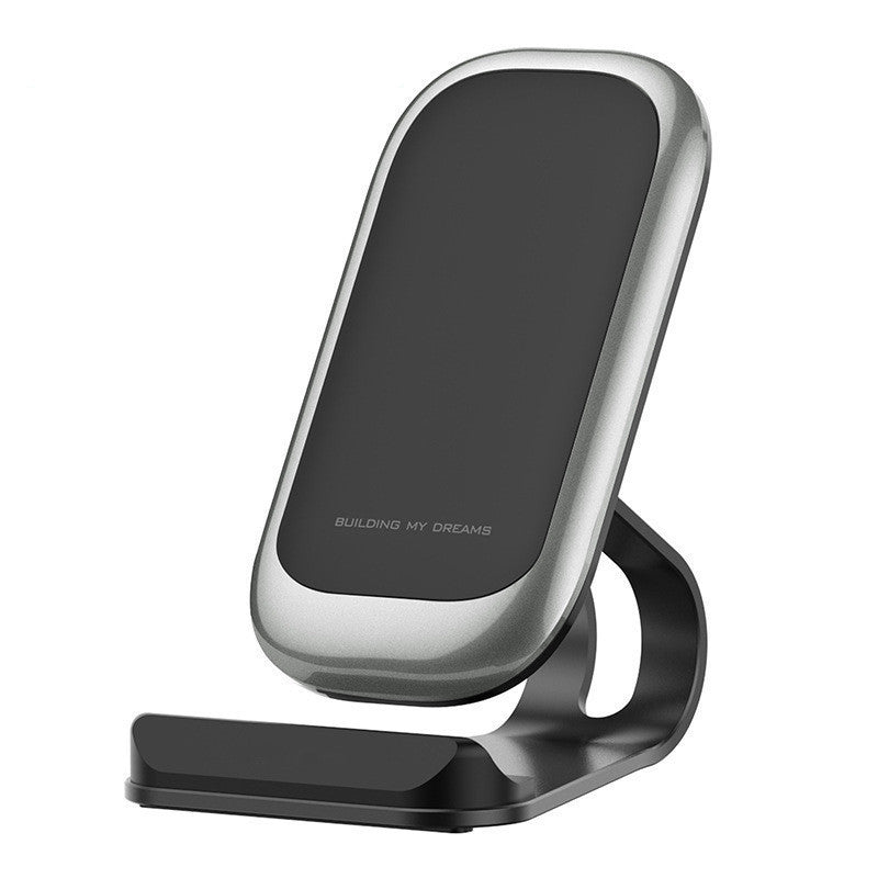 Desktop vertical mobile phone wireless charger