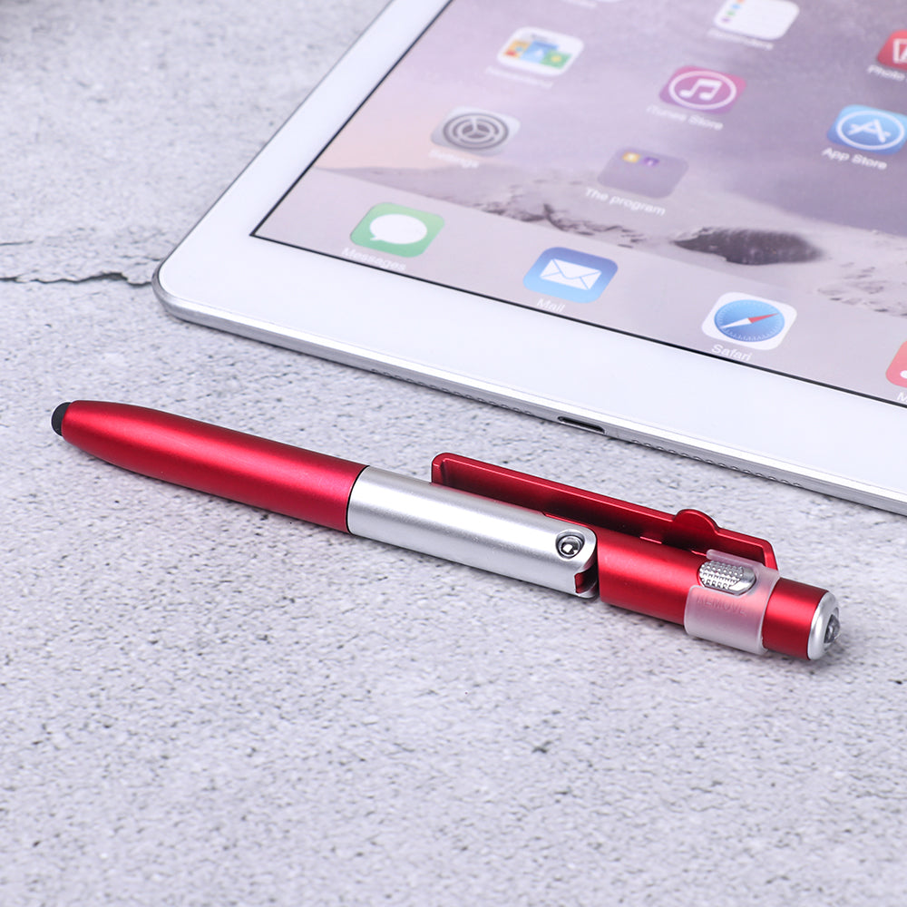 4-in-1 folding light pen mobile phone holder