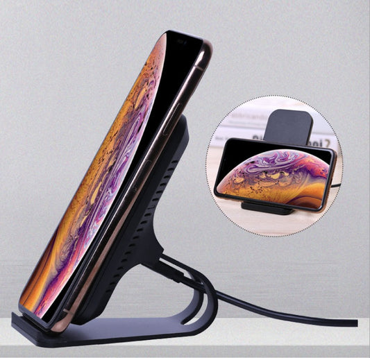 Explosion models vertical mobile phone holder wireless charger