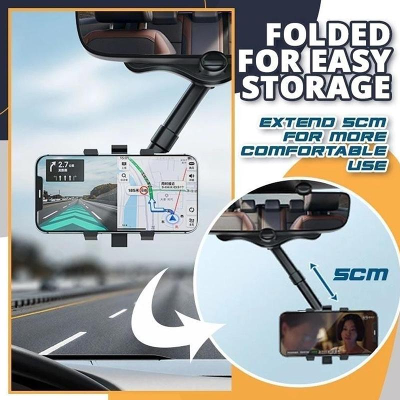 Rearview Mirror Phone Holder Car Mount Phone GPS