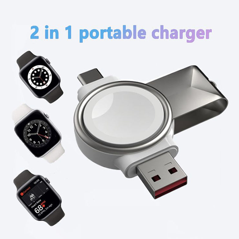 2 In 1 Magnetic Watch Wireless Charger Interface