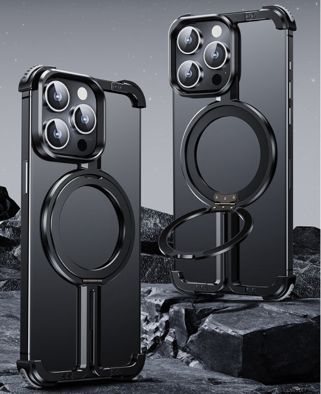 Metal Airbag Anti-fall Shell Phone Case Protective Shock