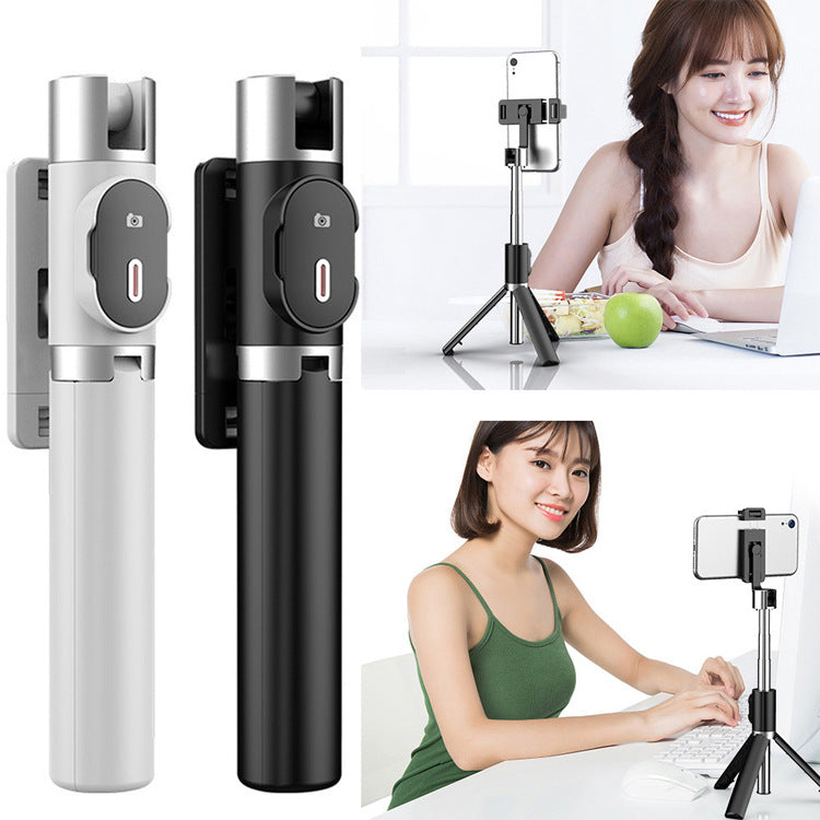 Bluetooth Fill Light Selfie Stick Mobile Phone Integrated Tripod Selfie Stick