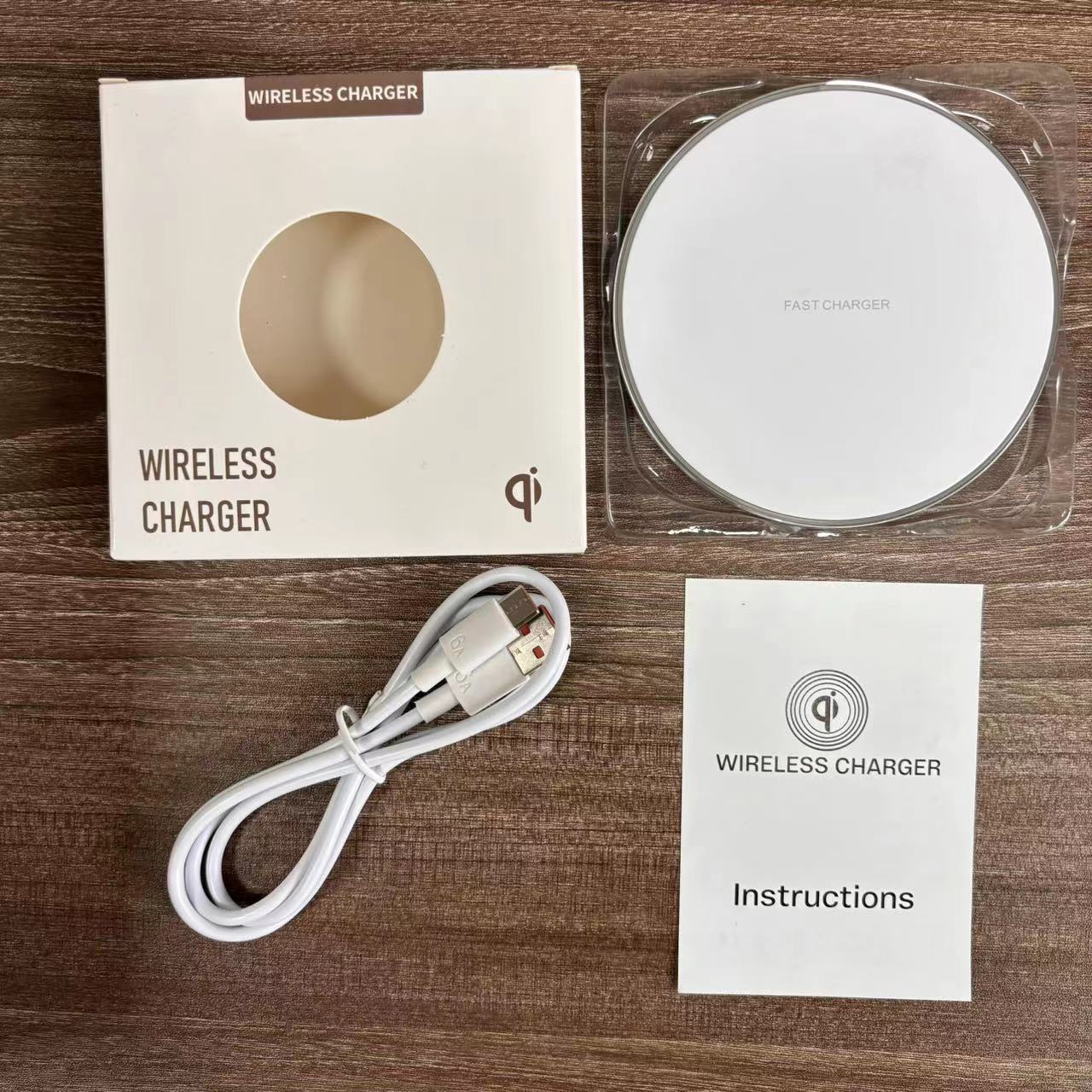 Wireless Phone Charger Disc Aluminum Alloy