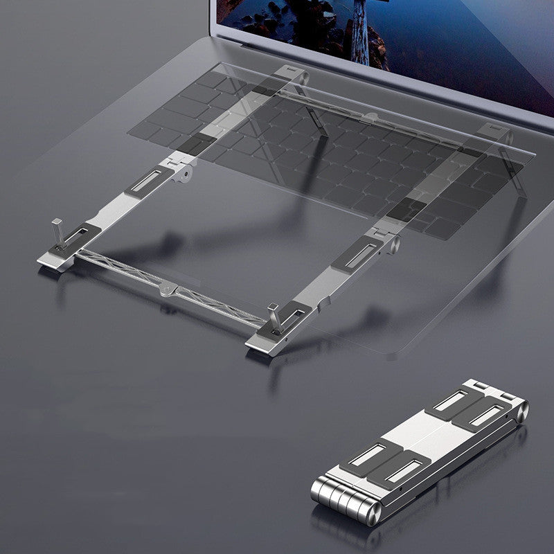 Aluminum Foldable Mobile Phone Holder Notebook Computer Adjustable Base