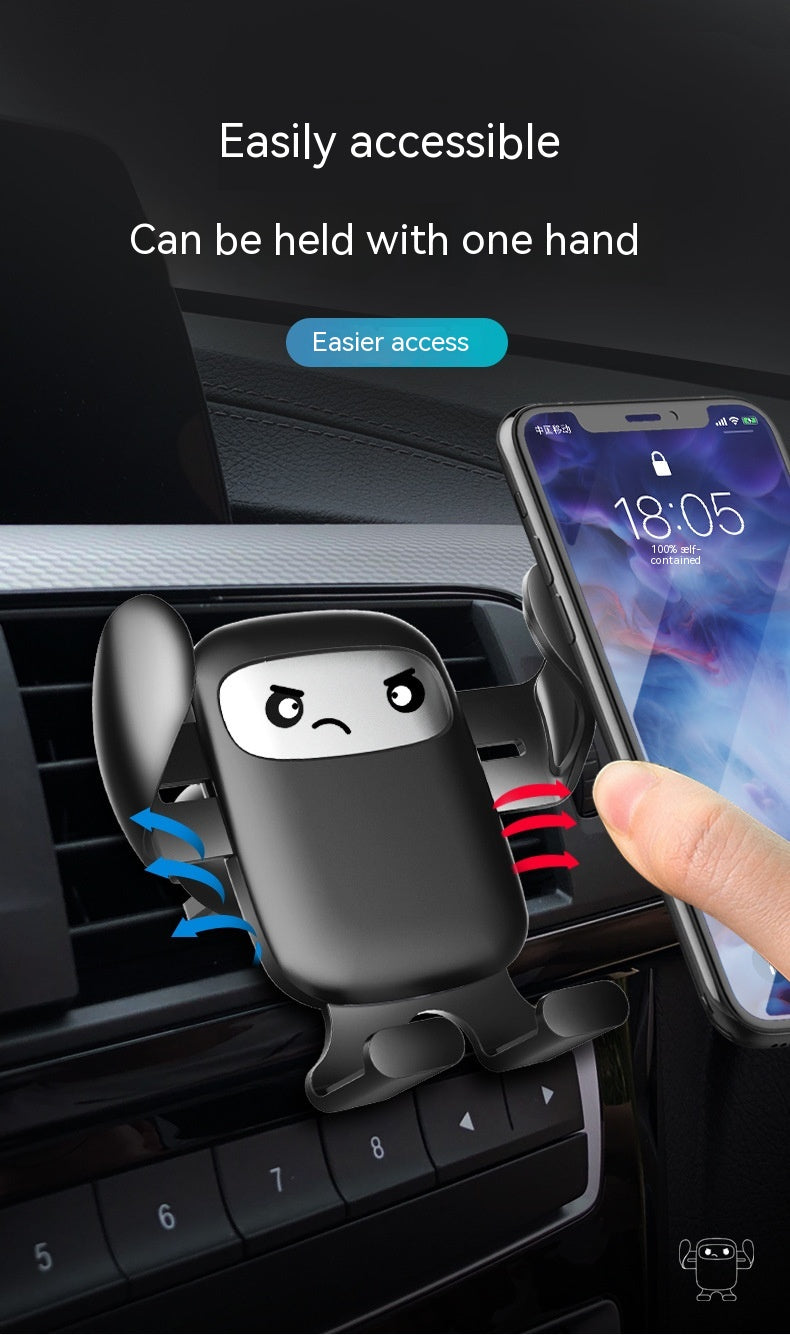 Cartoon Card Buckle Car Vent Mobile Phone Holder