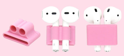 Airpods thick Bluetooth headset charging box anti-fall silicone