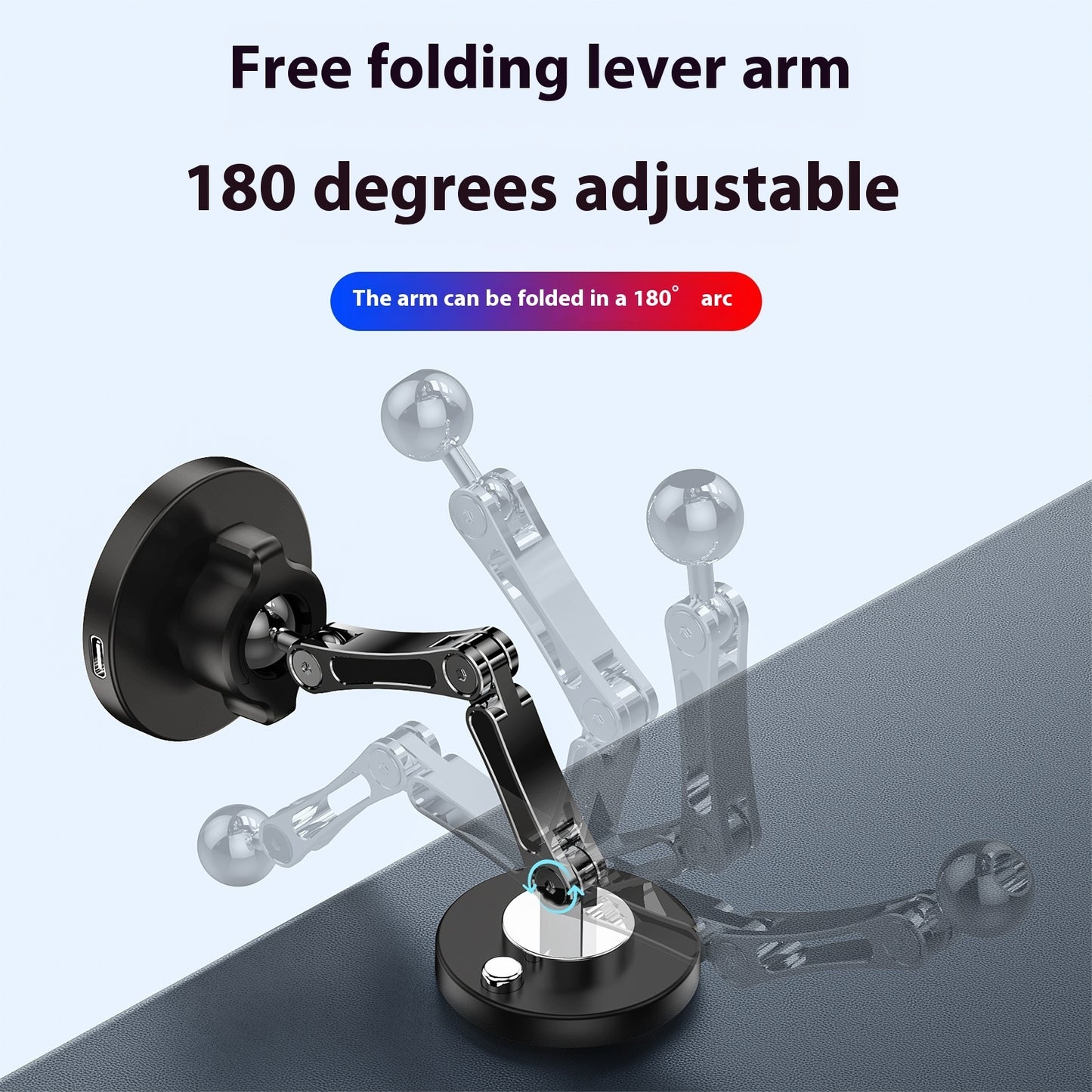 Rotating Car 360 Degrees 15W Magnetic Bracket