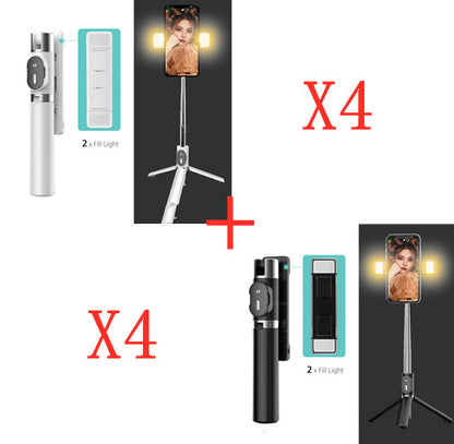 Bluetooth Fill Light Selfie Stick Mobile Phone Integrated Tripod Selfie Stick