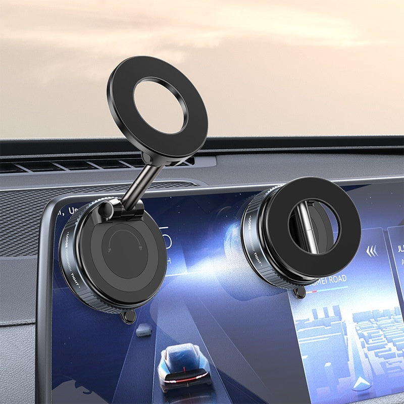 Vacuum Rotary Magnetic Car Phone Holder 360° MagSafe Mount