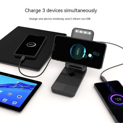 Folding 5W Fast Charge 10000 MA With Light Mirror Power Bank