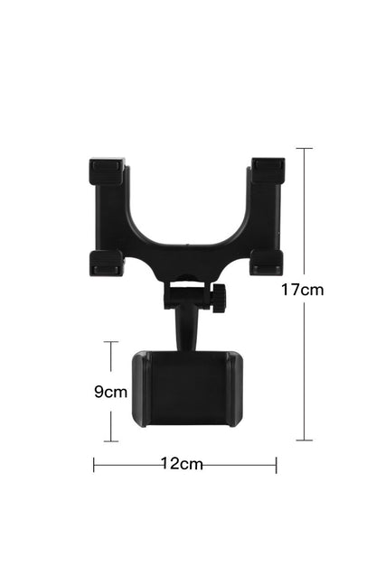 Mobile phone holder for car rearview mirror