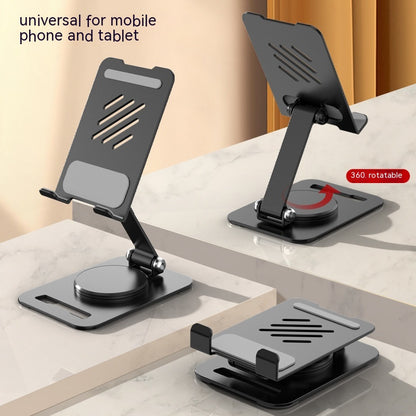 Desktop Foldable Aluminum Alloy Rotating Mobile Phone Bracket