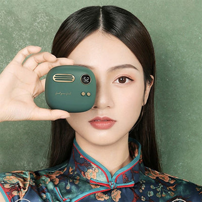 2 In 1 Retro Heater USB Charger Output Portable External Battery