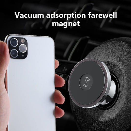 The new car phone holder supports wireless fast charging