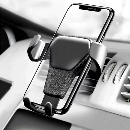Universal Gravity Phone Holder Car Air Vent Mount Metal Mobile Stand