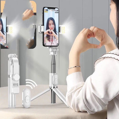 Compatible with Apple, Selfie Stick Fill Light Multifunction Integrated Tripod