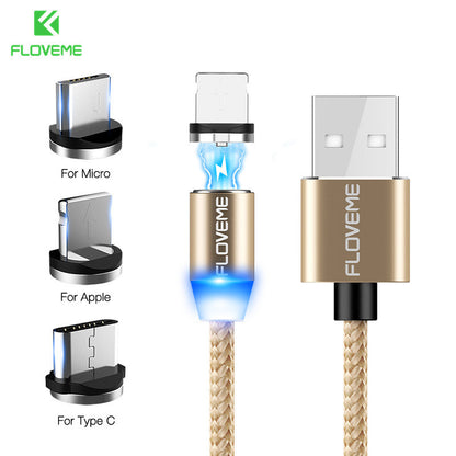 Magnetic Micro USB Cable For Android and IOS Devices