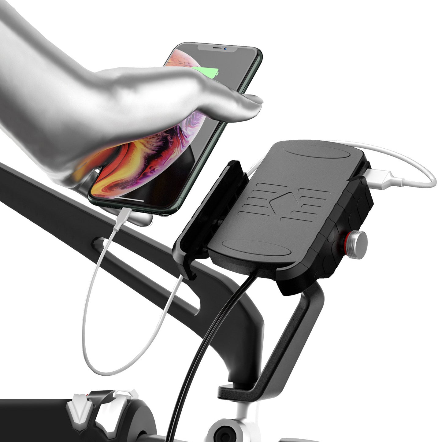 Wireless Charging Phone Holder For Motorcycle