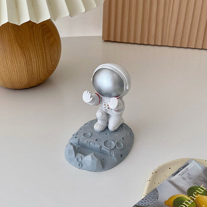 Cute Astronaut Desktop Phone Holder
