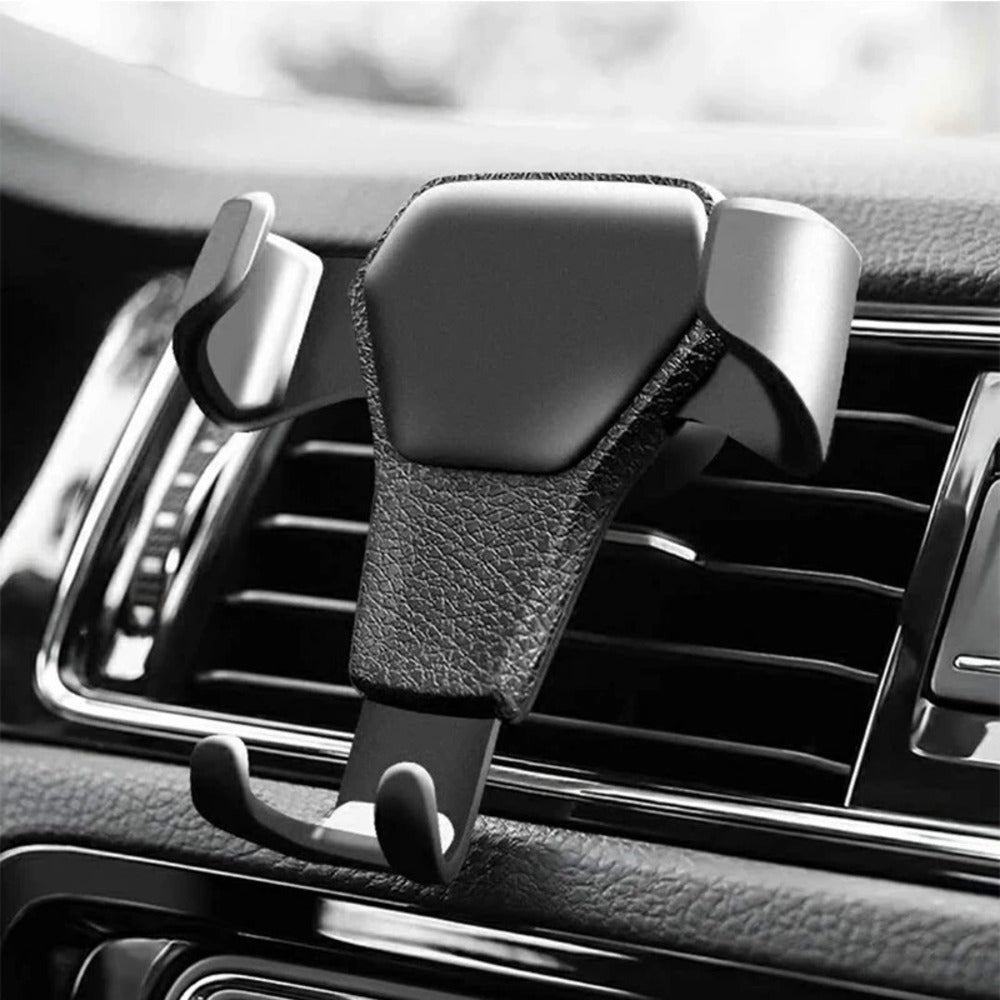Universal Gravity Phone Holder Car Air Vent Mount Metal Mobile Stand