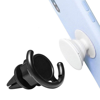 Air outlet airbag mobile phone holder