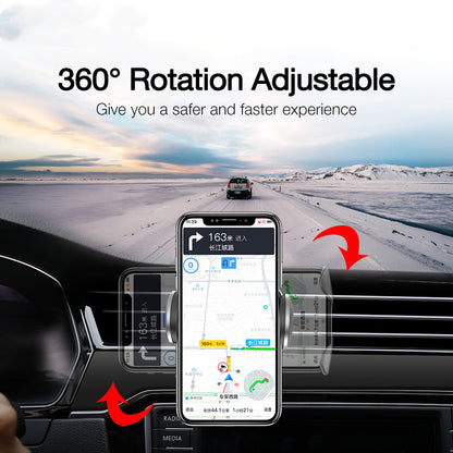 Wireless charger for car phone holder