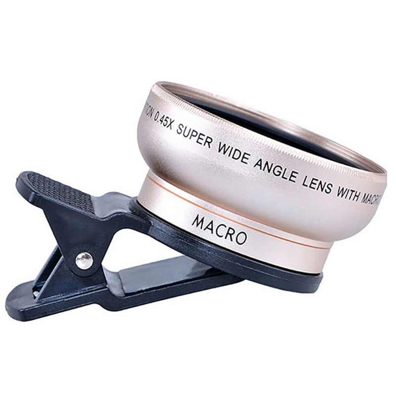 Mobile phone lens 0.45Xwide angle 12.5 times the macro