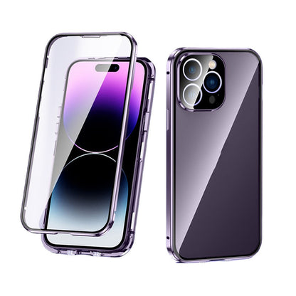 Phone Case Magnetic King Double Buckle Double-sided Glass Goggles