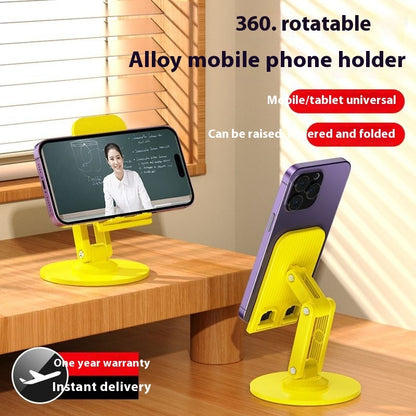 Lifting And Foldable 360 Rotation Desktop Phone Holder