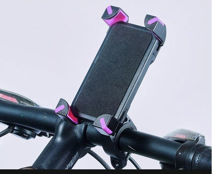 Bicycle mobile phone holder fixed frame mountain bicycle