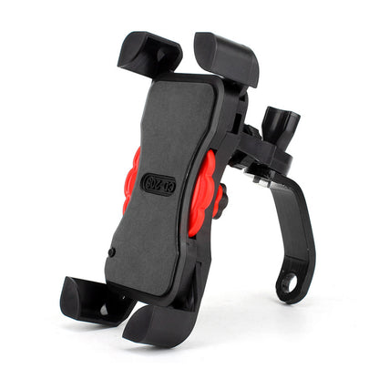 Mobile phone holder for electric bicycle and motorcycle