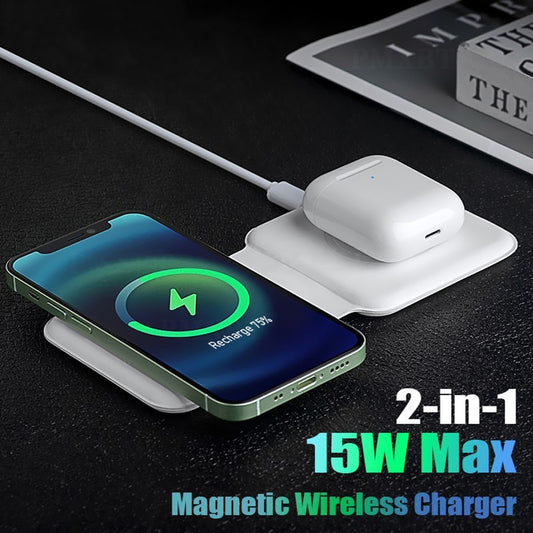 Three-in-one Pair Of Item Magnetic Suction Wireless Charger